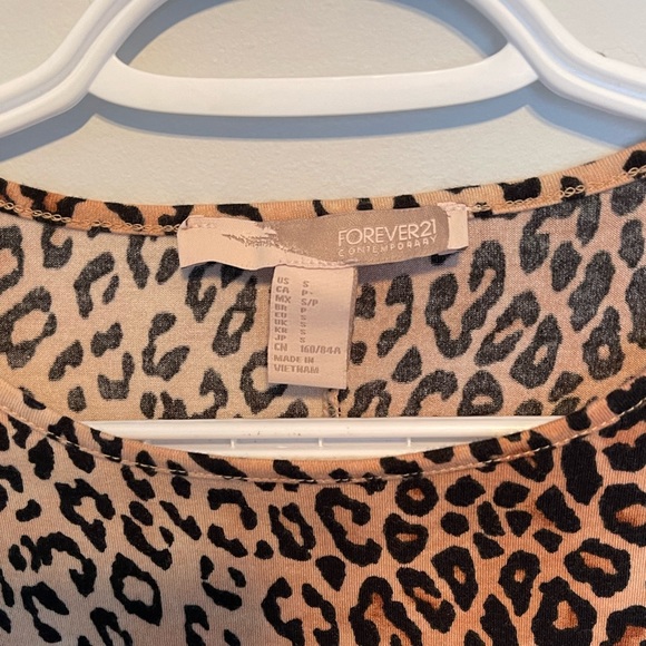 Cheetah Print Mini Dress - Picture 6 of 7